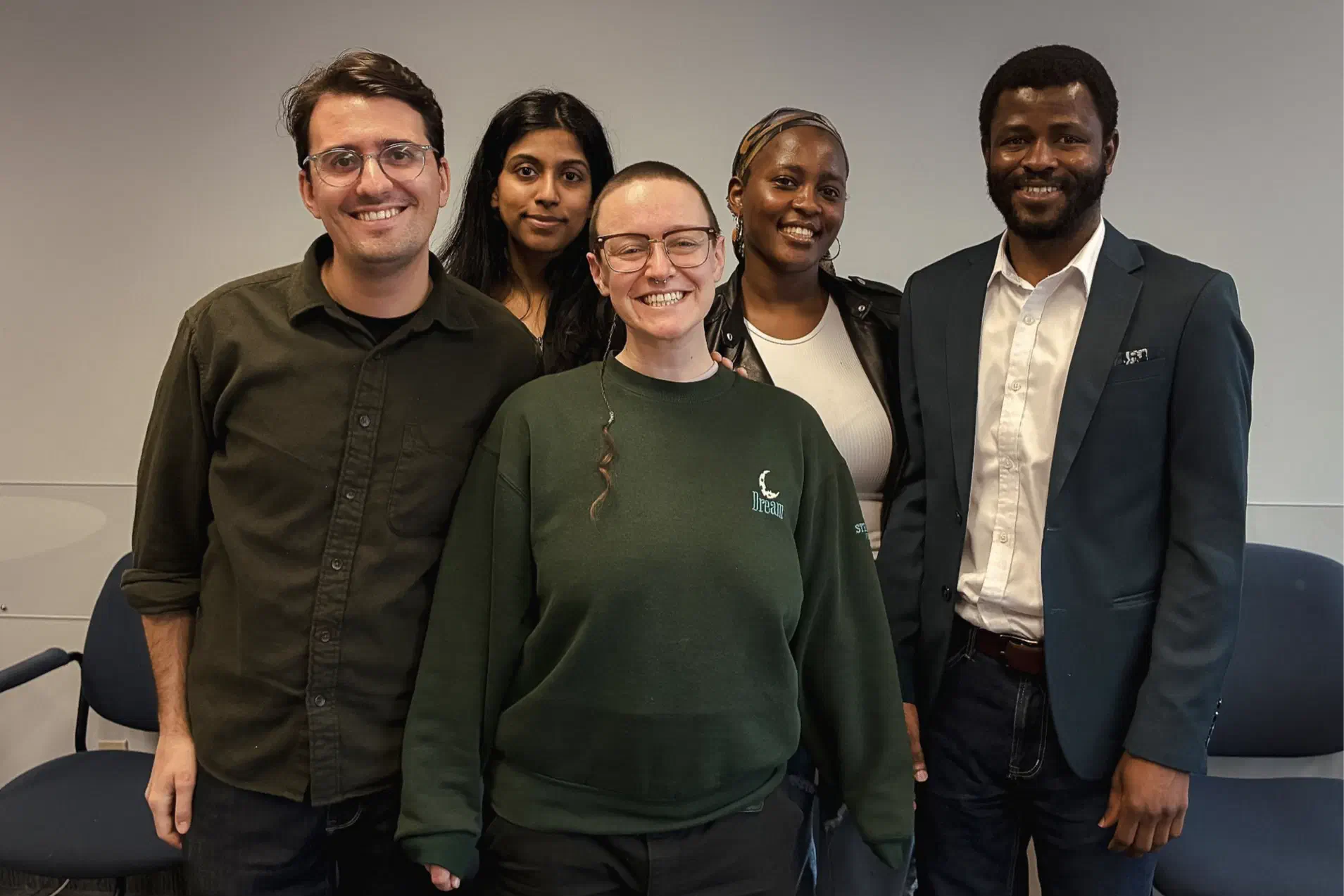 Members of your 13th April bargaining team, post-bargaining. 